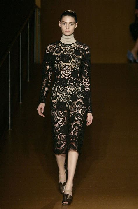 prada black lace dress